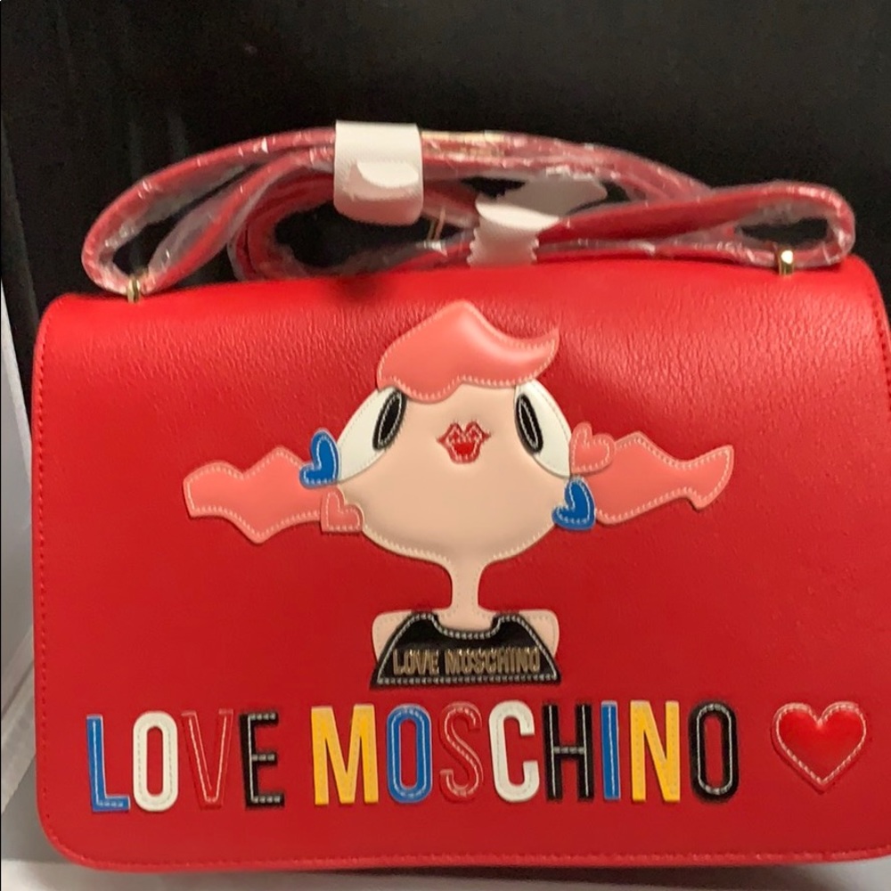 Red Moschino bag, purse! Crossbody